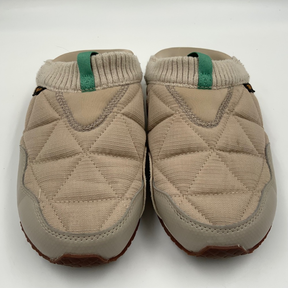 Teva ReEmber Quilted Slip On Mules Sand Dune Beige Women Size 9 1125471